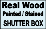 Shutters Real Wood
